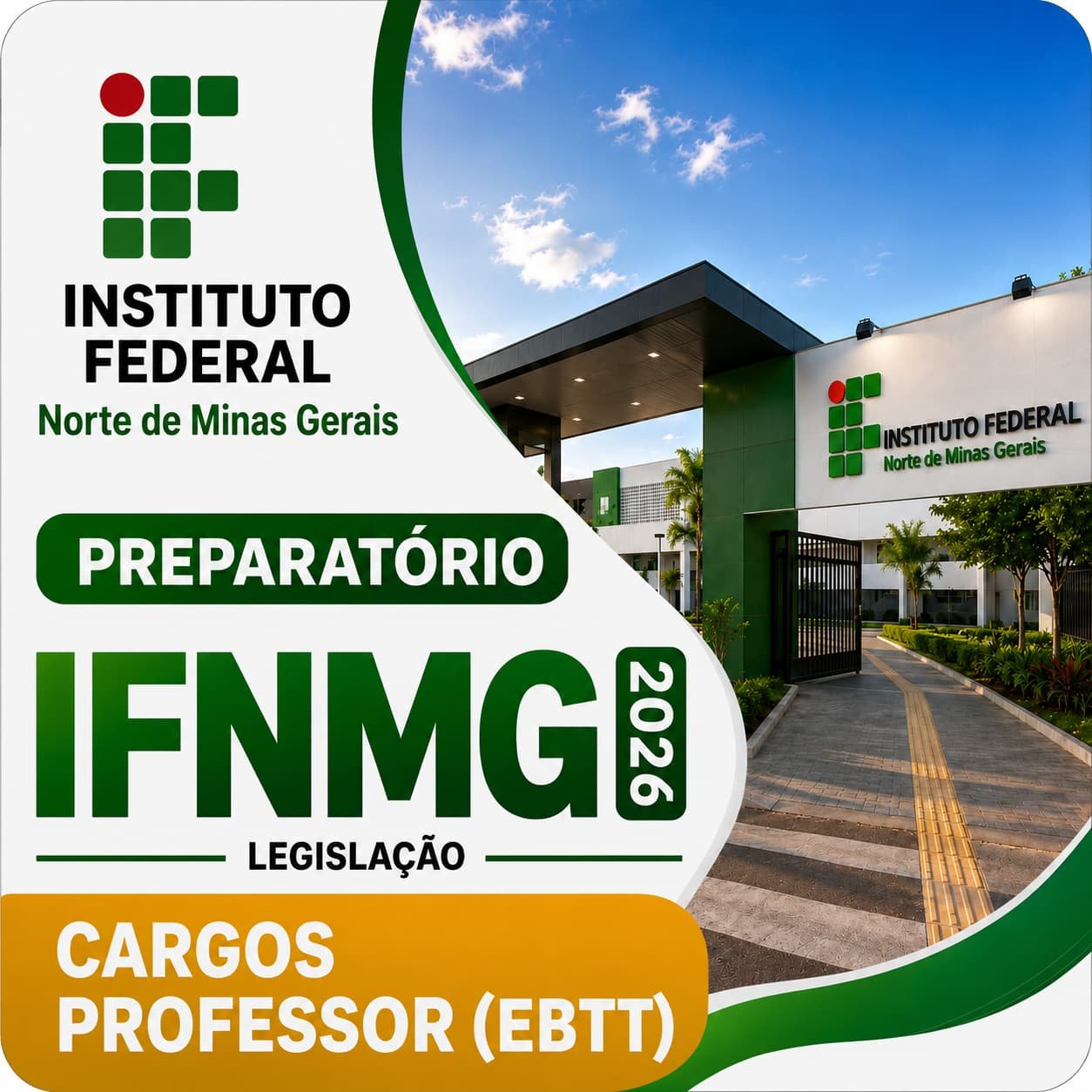 Preparatório IFNMG - Professor (EBTT) - LEGISLAÇÃO