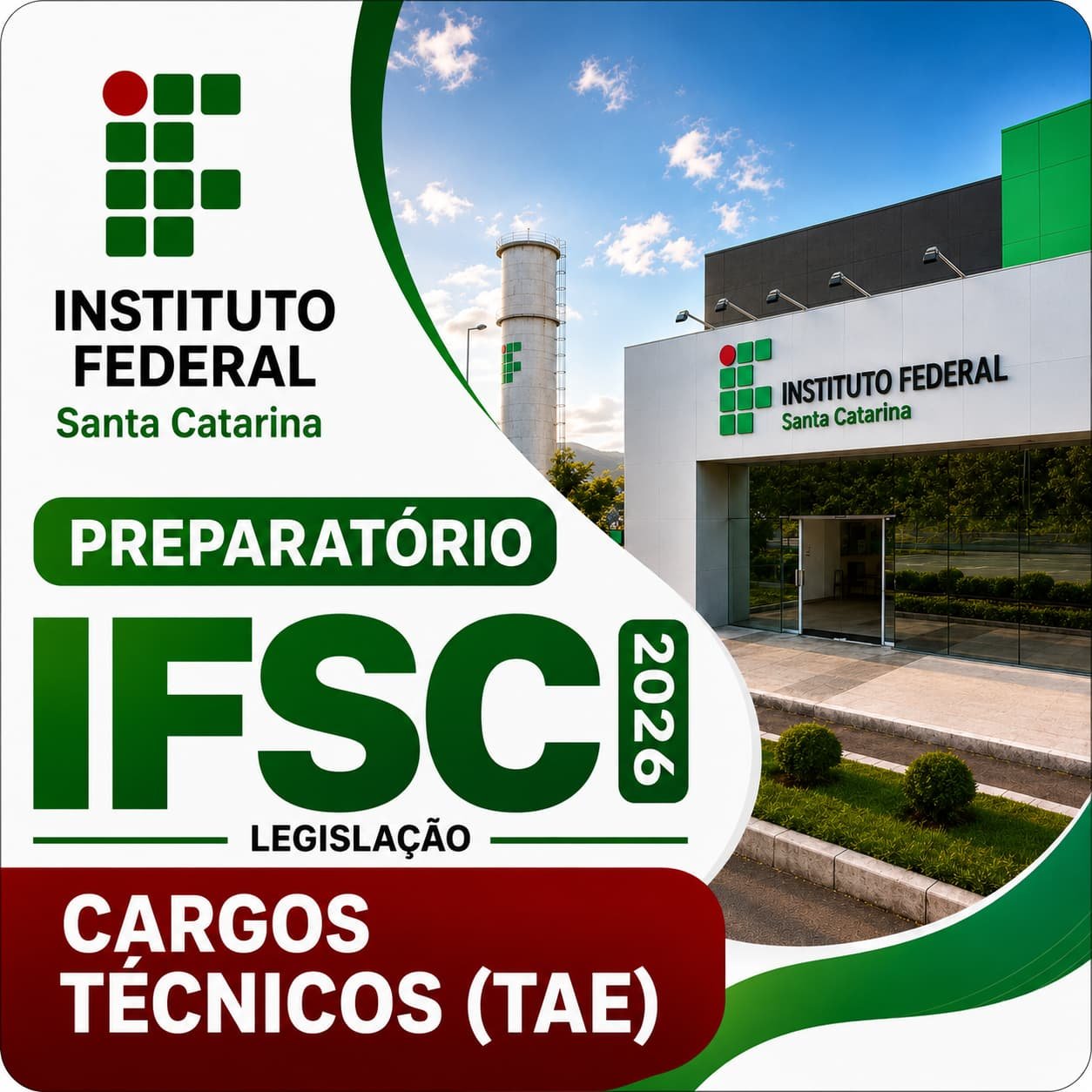 Preparatório IFSC 2026 - Técnico-Administrativos (TAE) - LEGISLAÇÃO