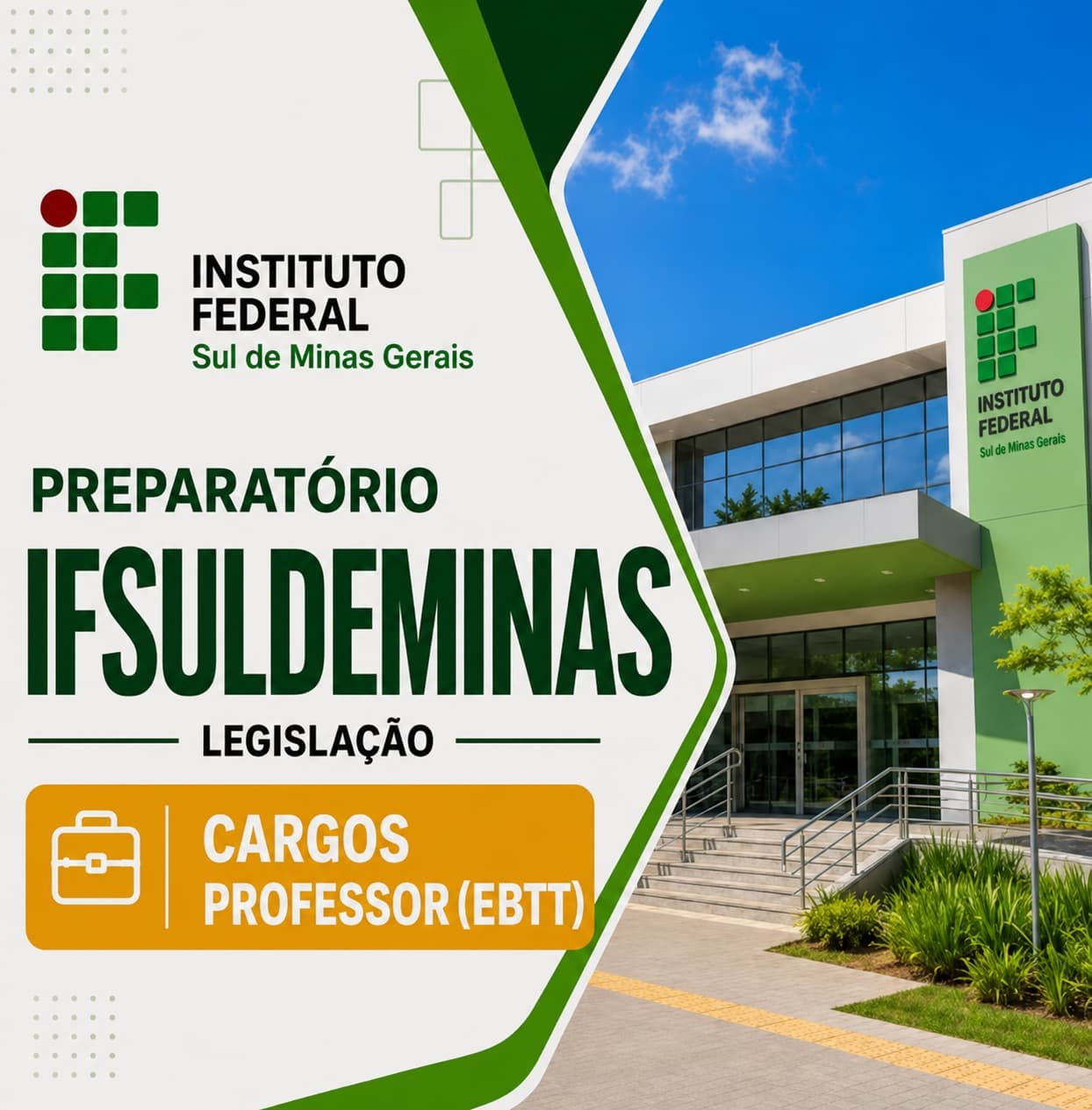 Preparatório IFSULDEMINAS - Professor (EBTT) - LEGISLAÇÃO